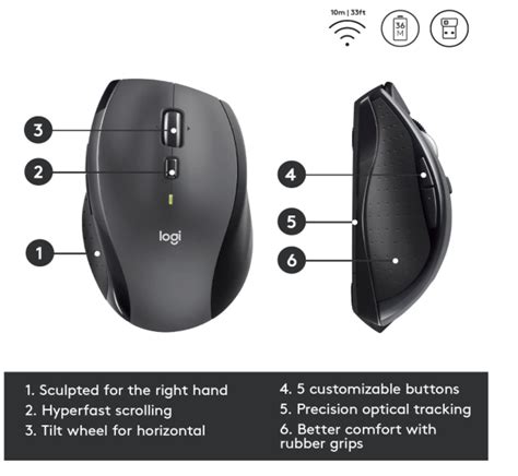 Image result for Logitech M705 Marathon Side Button