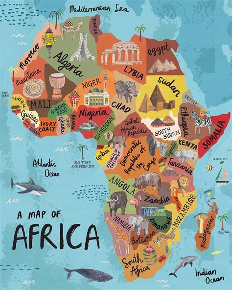 Miranda Sofroniou on Instagram: “One of the 7 continent maps I created for @thewanderclub 🌍 ...