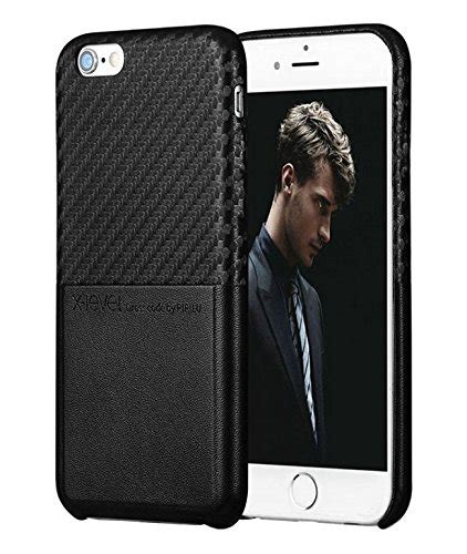 X-level Pipilu Carbon Fiber Texture PU Leather Back Cover Case with ...