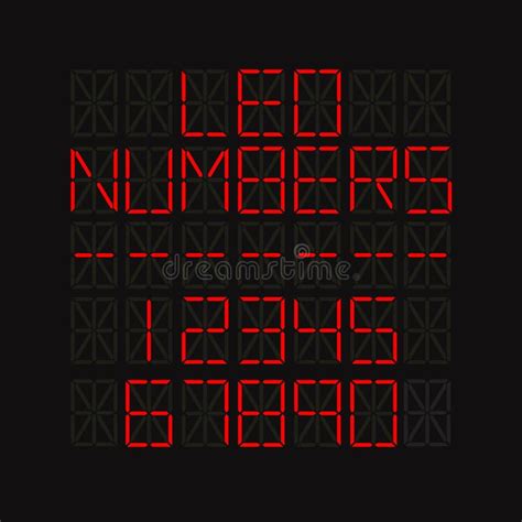 Image result for Red LED Numbers