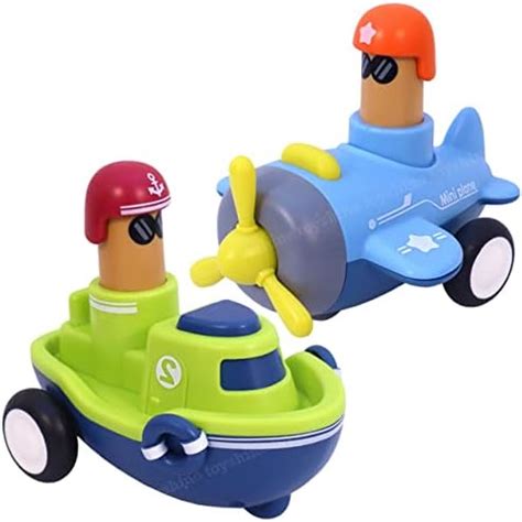 Buy Toyshine Pack of 2 Toy Cars Push and Go Play Set Friction Powered ...