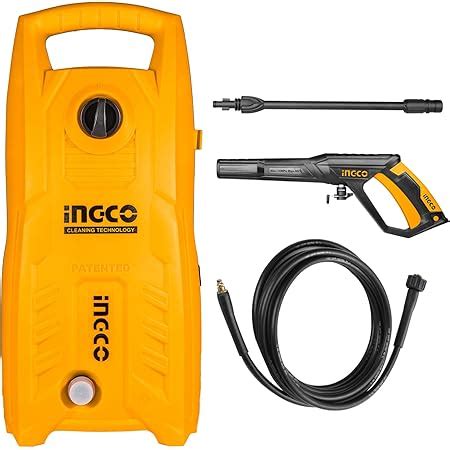 INGCO High Pressure Washer (1400 W) for Car and House Washing : Amazon ...