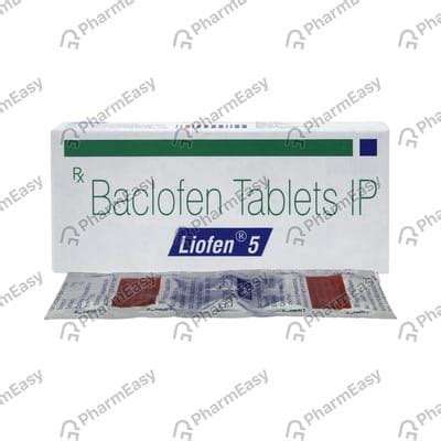 Liofen 5 MG Tablet (10): Uses, Side Effects, Price & Dosage | PharmEasy