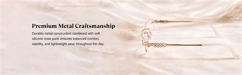 Golden CREAM DIAMOND HALF RIMLESS TRANSPARENT RECTANGLE EYEWEAR | PINE ...