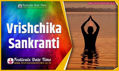 2023 Vrishchika Sankranti Date and Time, 2023 Vrishchika Sankranti ...