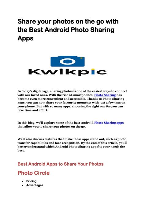 Image result for Android Photo Sharing