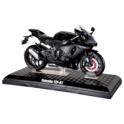 Toyshimmer die cast Yamaha YZF R1 Model Toy Metal Bike 1:12 Scale ...
