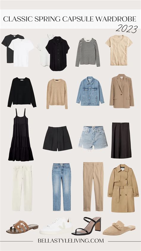 Key Pieces For Your Spring Capsule Wardrobe | Bella Style Living