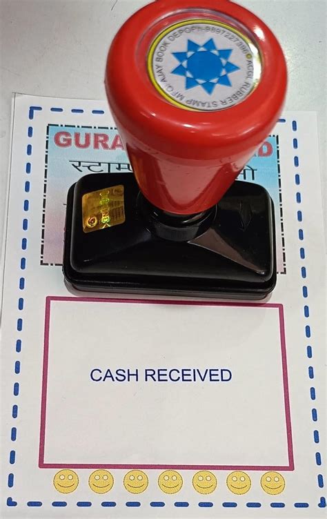 ACGL (CASH RECEIVED) Self Ink Pri Ink Pocket Stamp Premium Pack of 1 ...