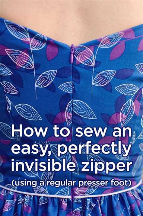 Image result for Machine Invisible Zipper Tutorial