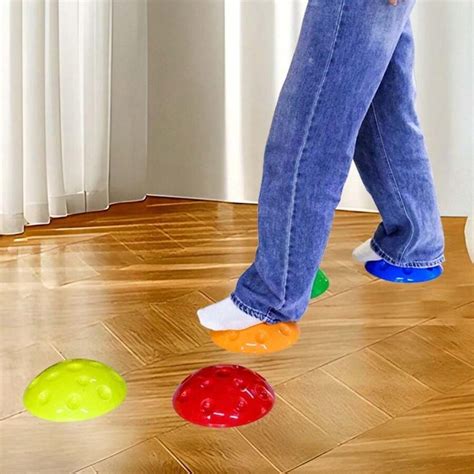 Cojín sensorial para equilibrio con piedras para escalones, juguetes ...