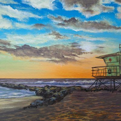 Life Guard Tower Acrylic Painting with Marco Aguilar, Red Brick Art ...