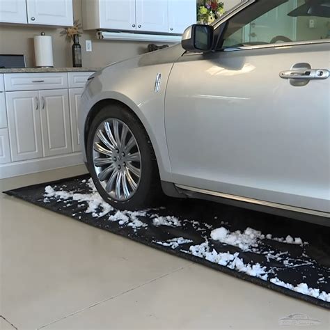 Raised Edge Garage Floor Mat - Keep Your Garage Clean & Tidy