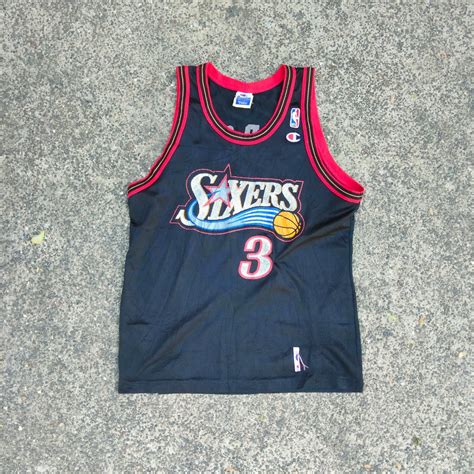 Vintage Allen Iverson Jersey, Men's Fashion, Tops & Sets, Tshirts ...