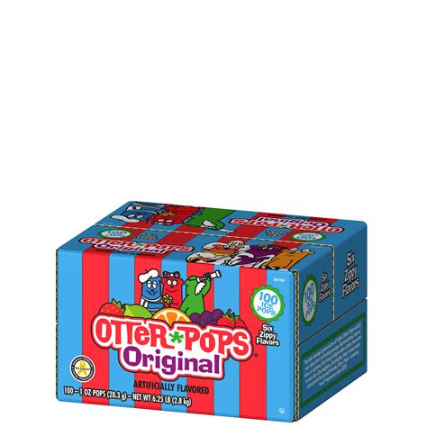 Assorted Flavors and Sizes of Otter Pops Ice Pops | Otter Pops