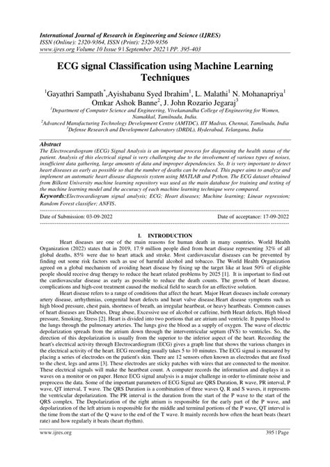 ECG Classification Using Machine Learning 的图像结果