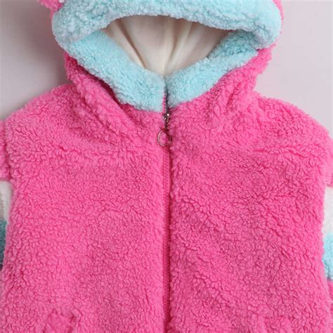 Shop Online Girls Pink Full Sleeve Embroidered Jacket at ₹2143