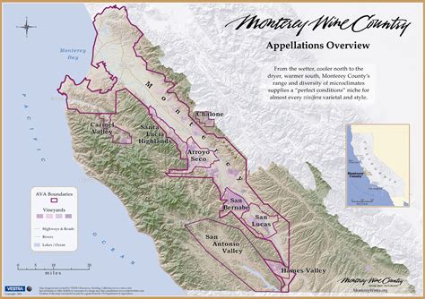 Monterey Wine, Monterey Wineries & Grapes of the Monterey Growing Region