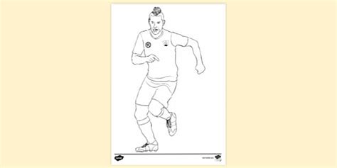 Marek Hamsik Slovakia Without Ball Colouring Sheet