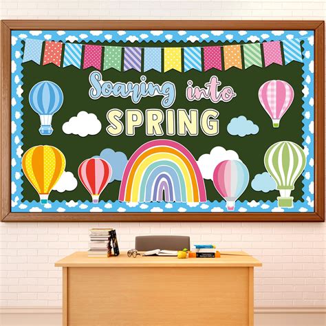 Snapklik.com : Soaring Into Spring Bulletin Board Decorations Spring ...