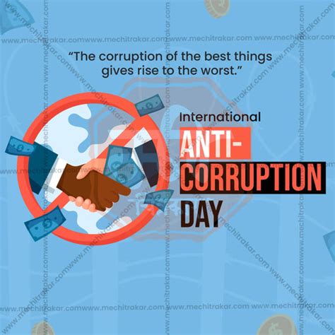 Attractive International Anti-Corruption Day Marathi editable Banner in ...