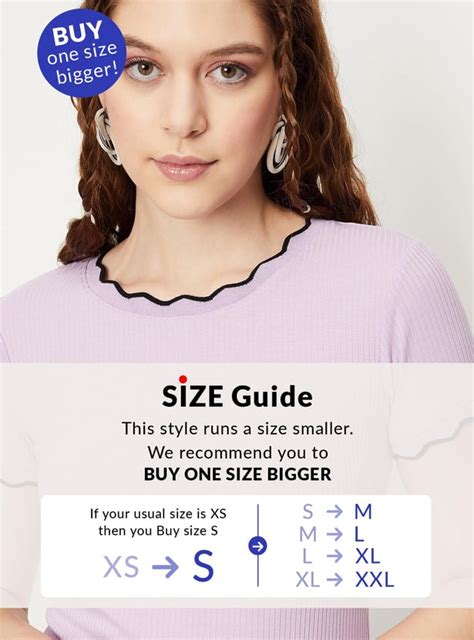 Buy Women Rib Knit Scalloped Edge Top Online at just Rs. 599.0 ...