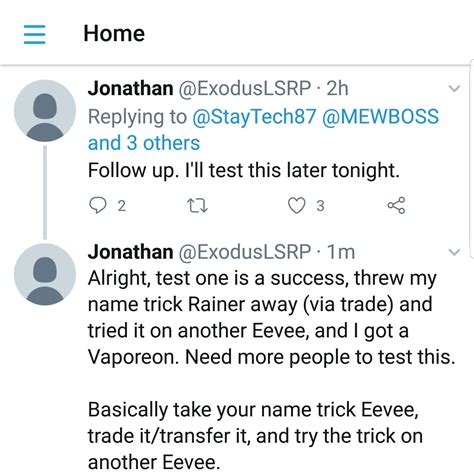 Re-enable Eevee Name Trick : r/TheSilphRoad