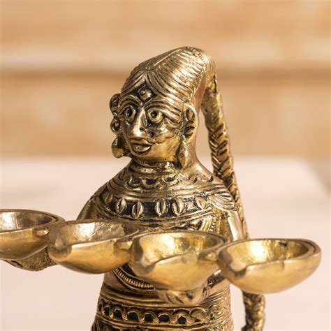 Brass Pooja Aarti Diya – Vedansh Craft