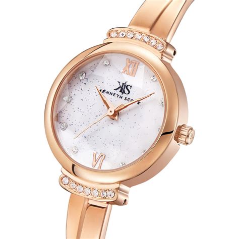 Buy Kenneth Scott Women White Dial Analog Watch - K22522-RBKW (M) Online