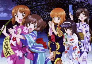 Athah Anime Girls und Panzer Yukari Akiyama Hana Isuzu Miho Nishizumi ...