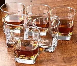 INOVIQUE 300ML Plaza Whiskey Glasses - Premium Barware for Bourbon ...