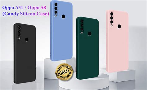 LIRAMARK Silicone Soft Back Cover Case for Oppo A31 / Oppo A8 (Silicone ...