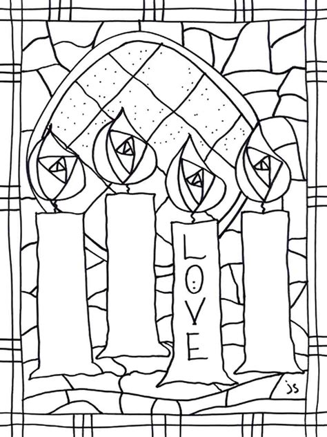 Advent Coloring Pages 的图像结果