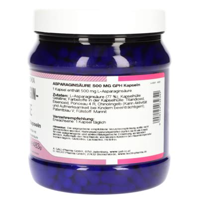 Aspartic Acid 500 mg GPH Capsules [4024776]-Gall-Pharma GmbH-Online-Shop