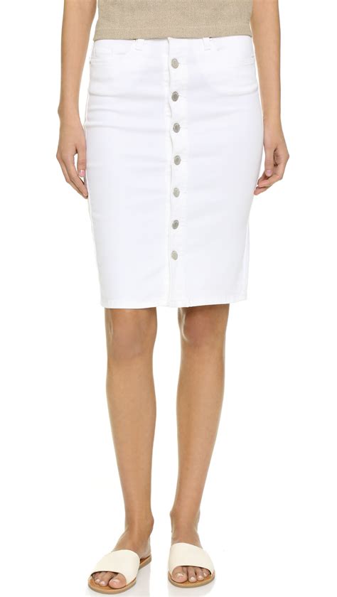 Jeans Skirt White at Carmela Schatz blog
