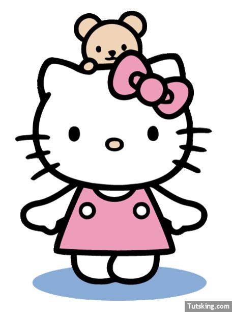 Hello kitty clip art vector graphics image - WikiClipArt