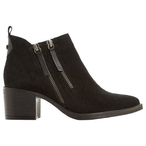 Dune Pikton Block Heeled Ankle Boots