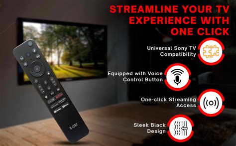 Buy S-CAT Compatible with Sony Tx811d Bravia TV Remote with Voice ...