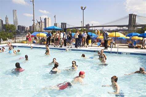 A new pop-up pool opens at Brooklyn Bridge Park's Pier 2 (SLIDE SHOW)