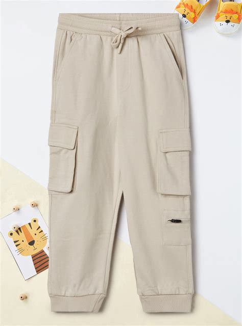 Buy Boys Solid Cargo Joggers Online at just Rs. 599.0 - 1000015424469 ...