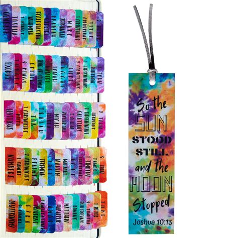 Buy Tie Dye Theme Laminated Bible Tabs (Large Print, Easy to Read ...