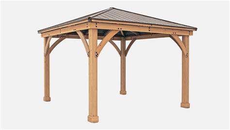 Yardistry 12X12 Meridian Gazebo (Aluminum Roof) [YM11769] | Free Shipping