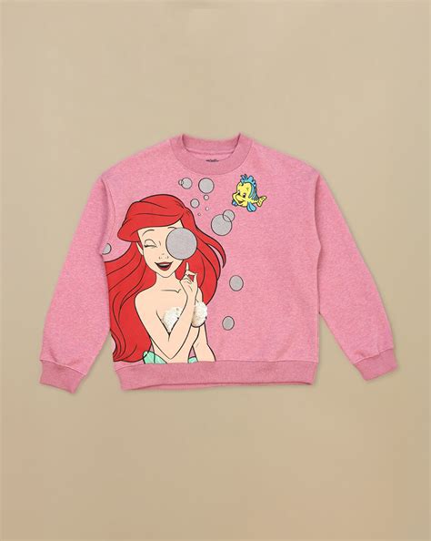 Disney Princess Printed Oversized Sweatshirt For Girls – Kidsville