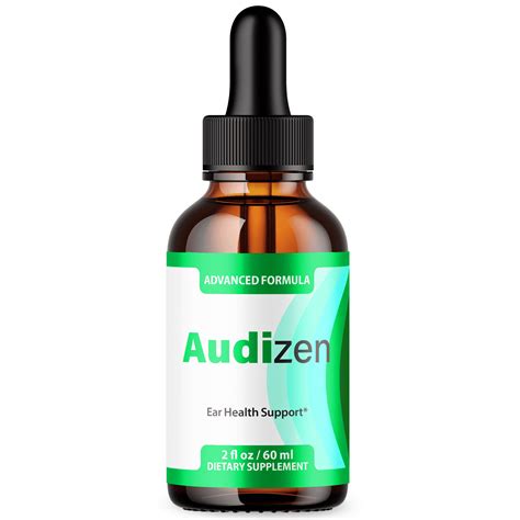 Audizen Ear Health Support Drops Natural Formula Healthy Hearing ...
