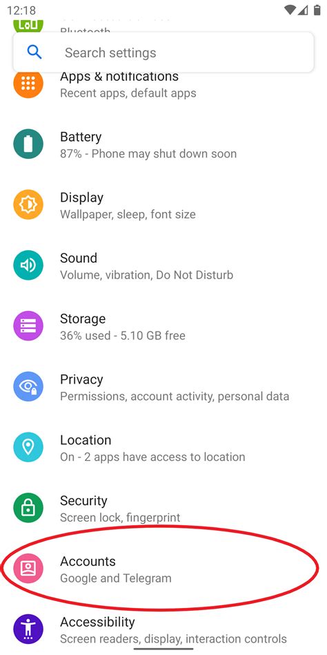 Image result for Remove Account From Google Maps Android