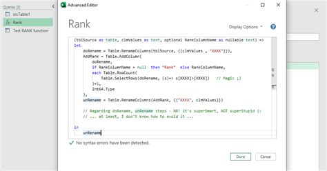 Image result for Add Rank Power Query