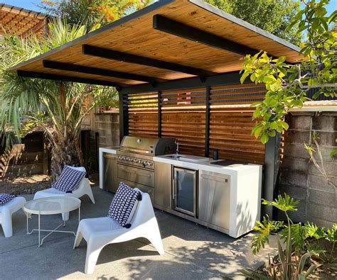 Contemporary Metal Pergola Pergola Roof Ideas From Luxury Options To