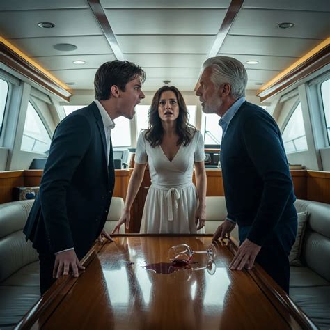 Derek strutted onto the gleaming 95-foot yacht like he owned it, tossing jabs at me with every ...