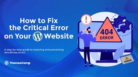 How to Fix "There Has Been a Critical Error on This Website" in ...