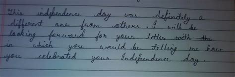 Write a letter to your Friend describing him how did you celebrate 15th ...